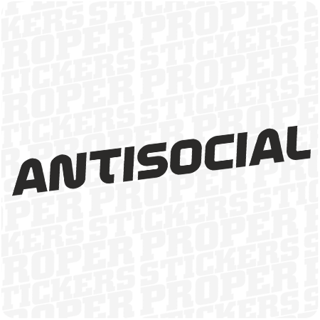 ANTISOCIAL - naklejka